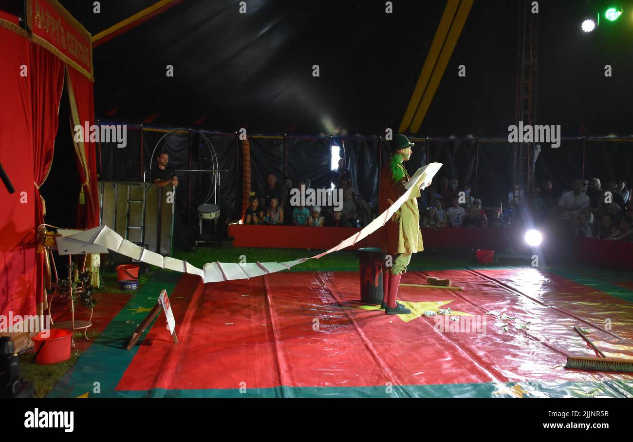 Circus Tent From Day 2 Of Victorious Festival 2021 (Saturday 28th August 2021 Stock Photo Alamy