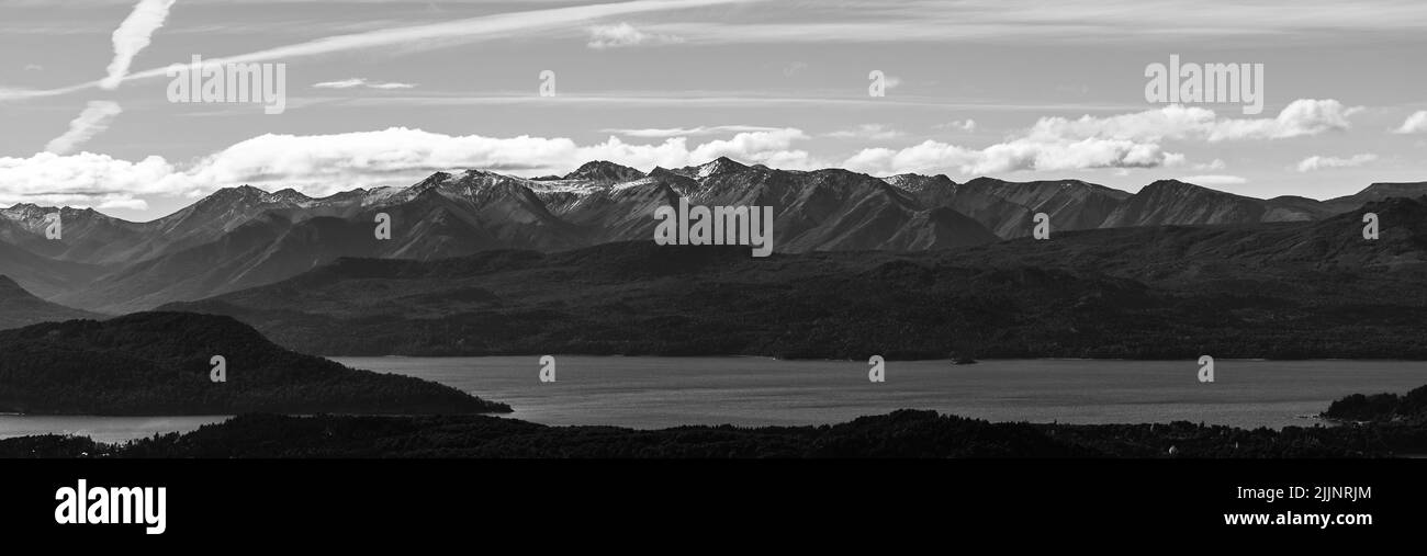 Bariloche view Black and White Stock Photos & Images - Alamy