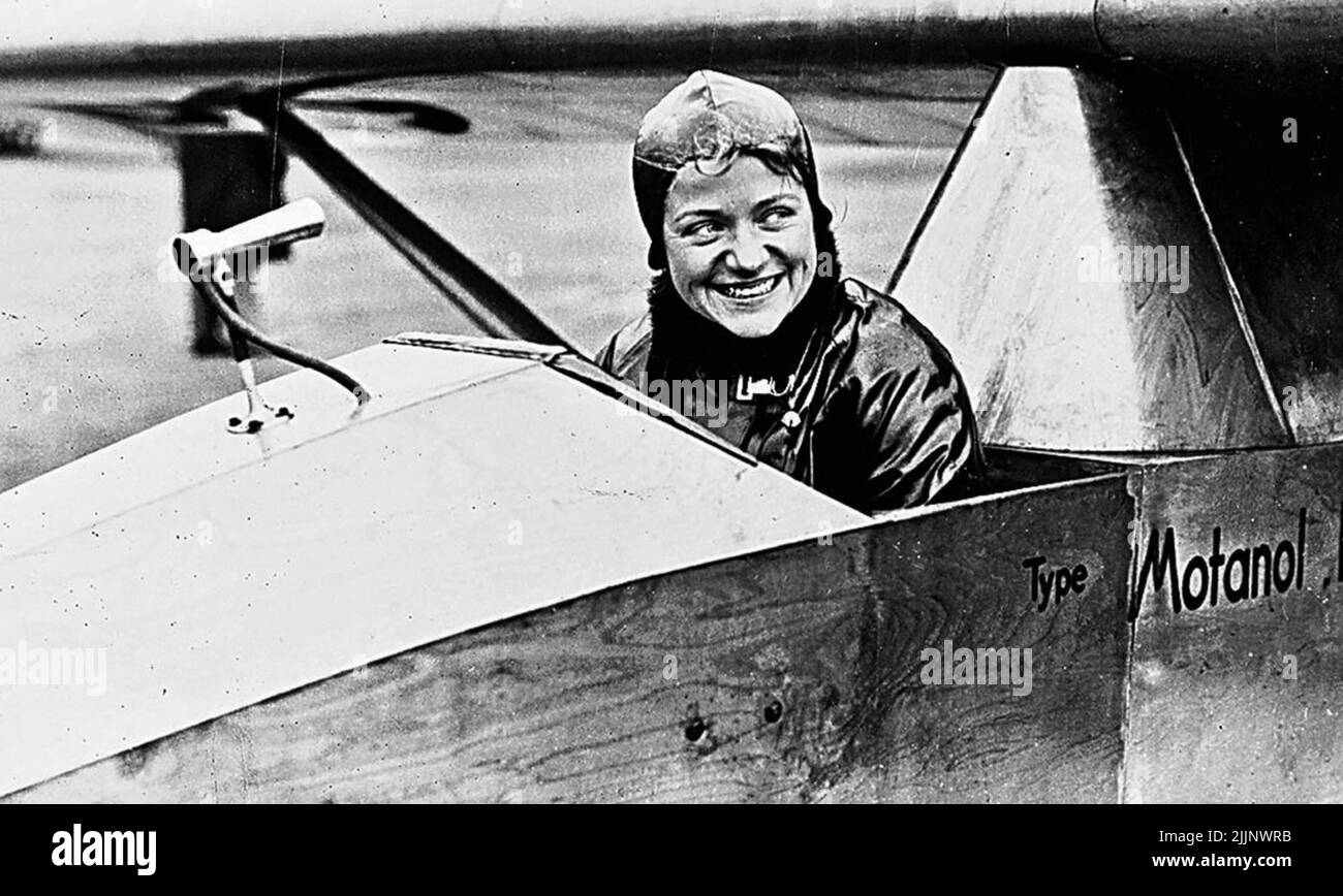 HANNA REITSCH (1912-1979)  German aviator and Luftwaffe test pilot  during WW2 Stock Photo