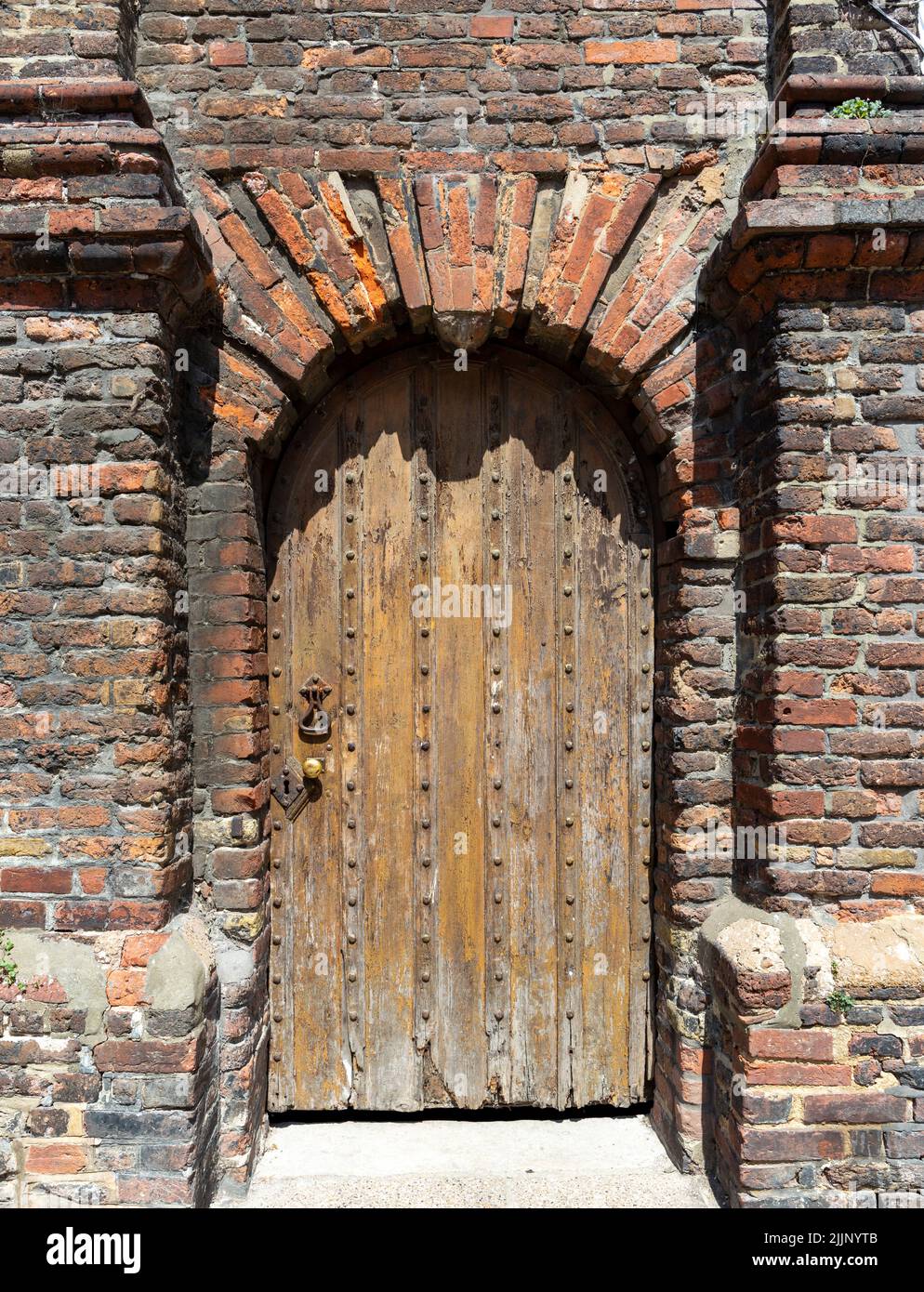 Medieval Doorway In Rye East Sussex Stock Photo