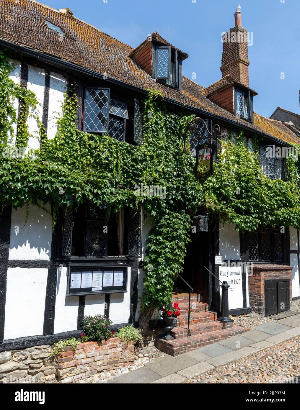 The Mermaid Public House in Rye East Sussex Stock Photo