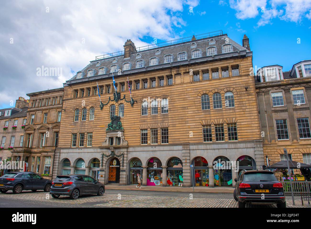 Church of Scotland at 121 Street in New Town Edinburgh, Scotland, UK. New Town Edinburgh
