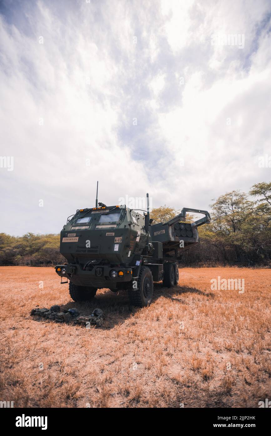 KAUAI, Hawaii (July 16, 2022) A High Mobility Artillery Rocket System