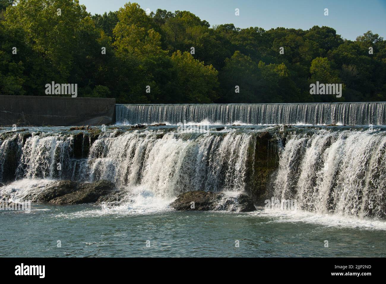 A landscape view of the Grand Falls in Joplin Missouri Stock Photo Alamy