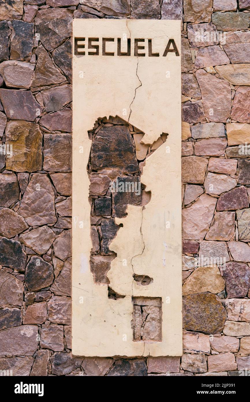 Old Sign Using Stone Vintage stone sign hi-res stock photography and images - Alamy