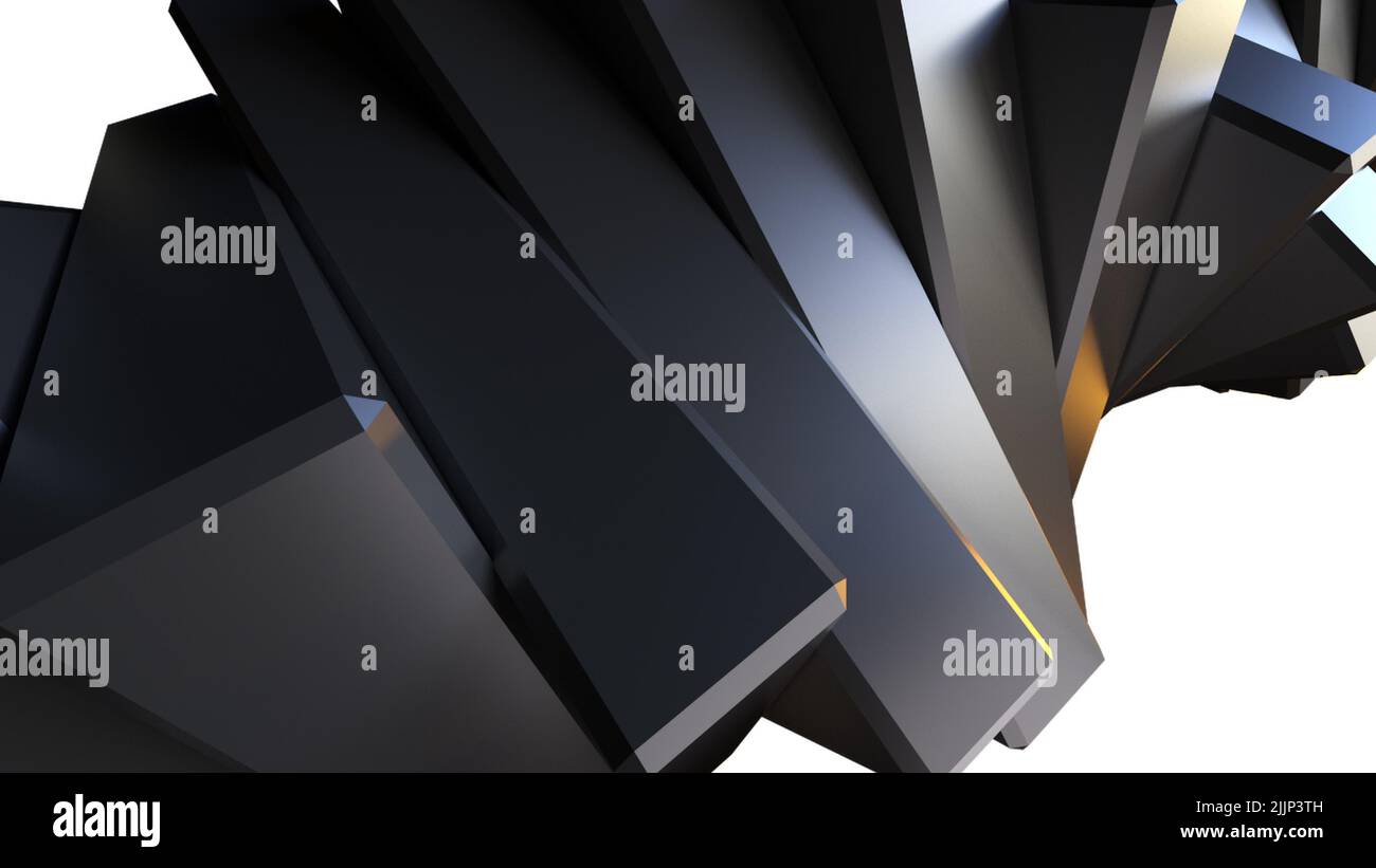 Steel metal. Computer generated 3d render Stock Photo
