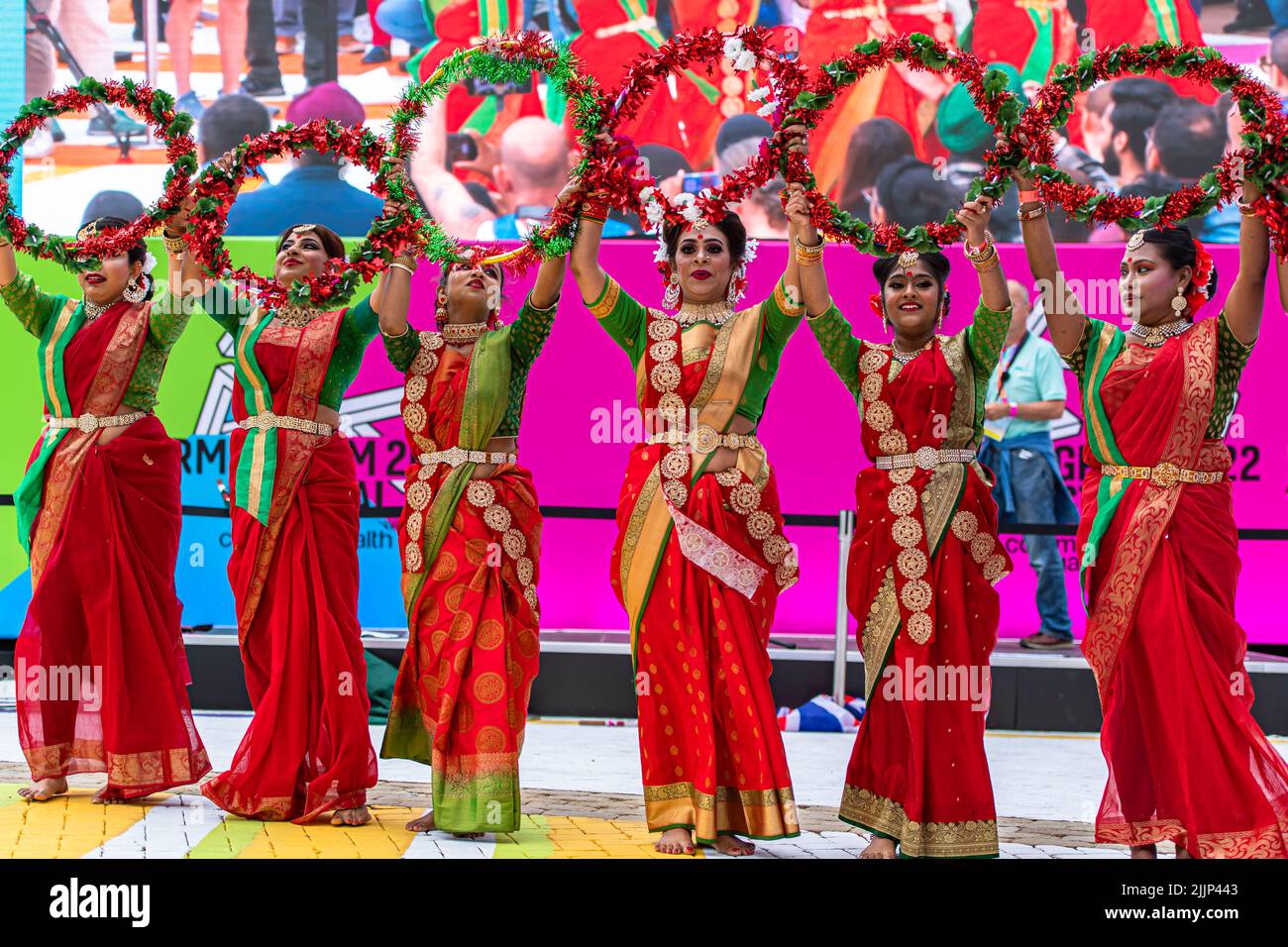 Commonwealth games 2022 baton relay hires stock photography and images
