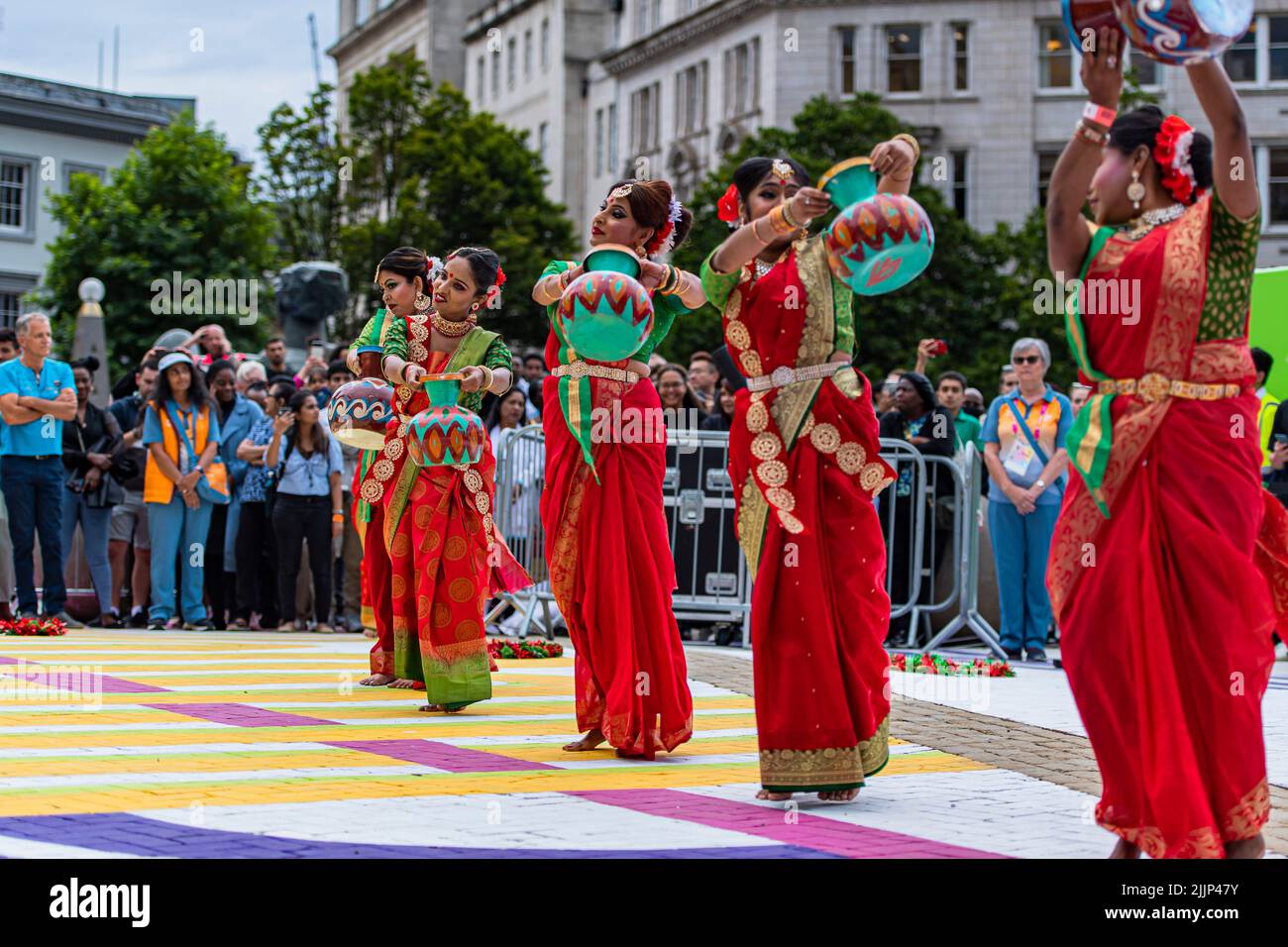 BIRMINGHAM, UNITED KINGDOM. 27th Jul, 2022. Variety artists perform