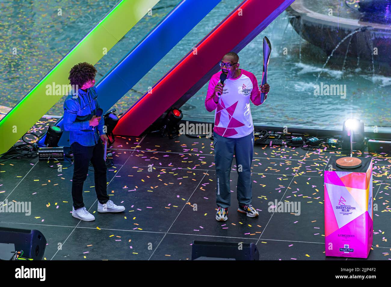 BIRMINGHAM, UNITED KINGDOM. 27th Jul, 2022. Actor Sir Lenny Henry