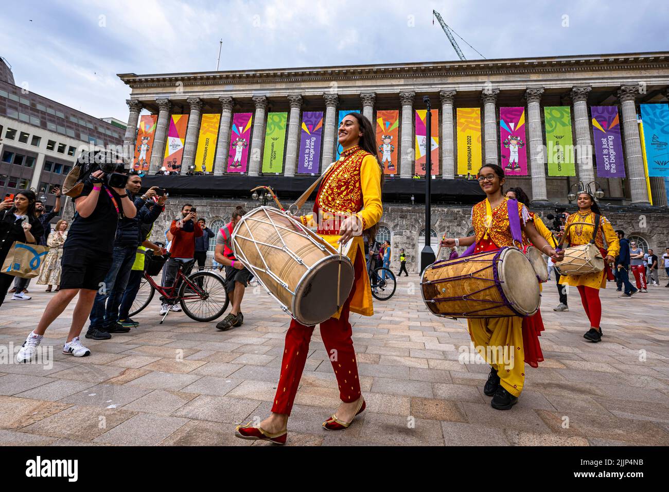 BIRMINGHAM, UNITED KINGDOM. 27th Jul, 2022. Variety artists perform