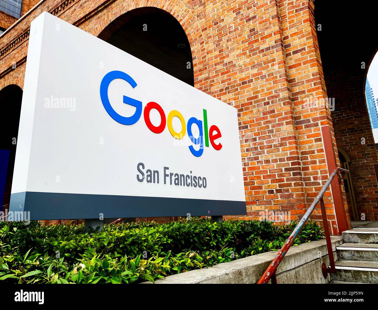 The Google offices in San Francisco Stock Photo