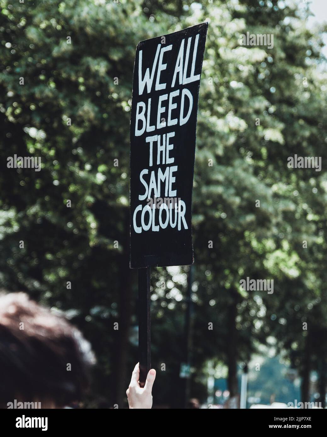 We all bleed the same colour hires stock photography and images Alamy
