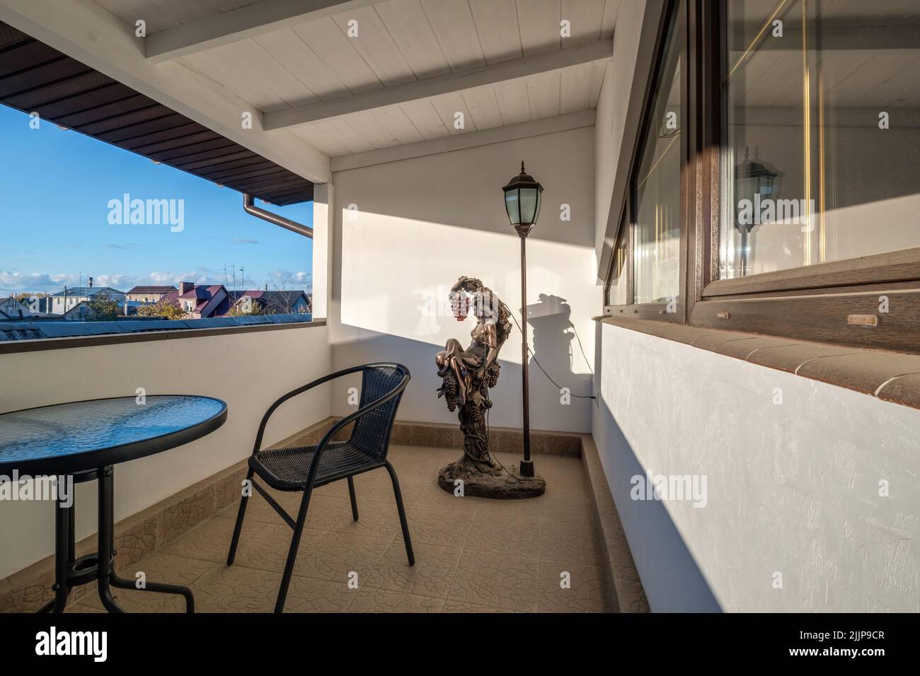 Studio flat interior balcony hi-res stock photography and images - Alamy