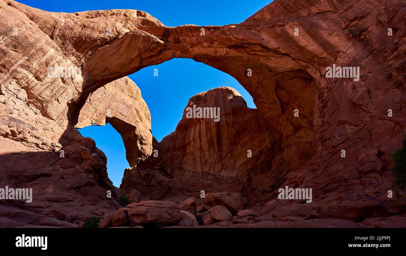 The North Window Arch, Aches Nationalpark, Utah, USA Stock Photo