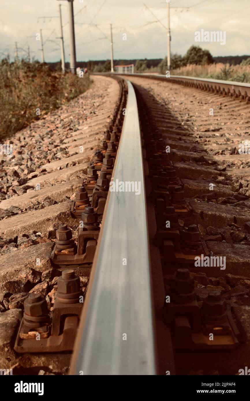 Vertical shot long train hi res stock photography and images alamy