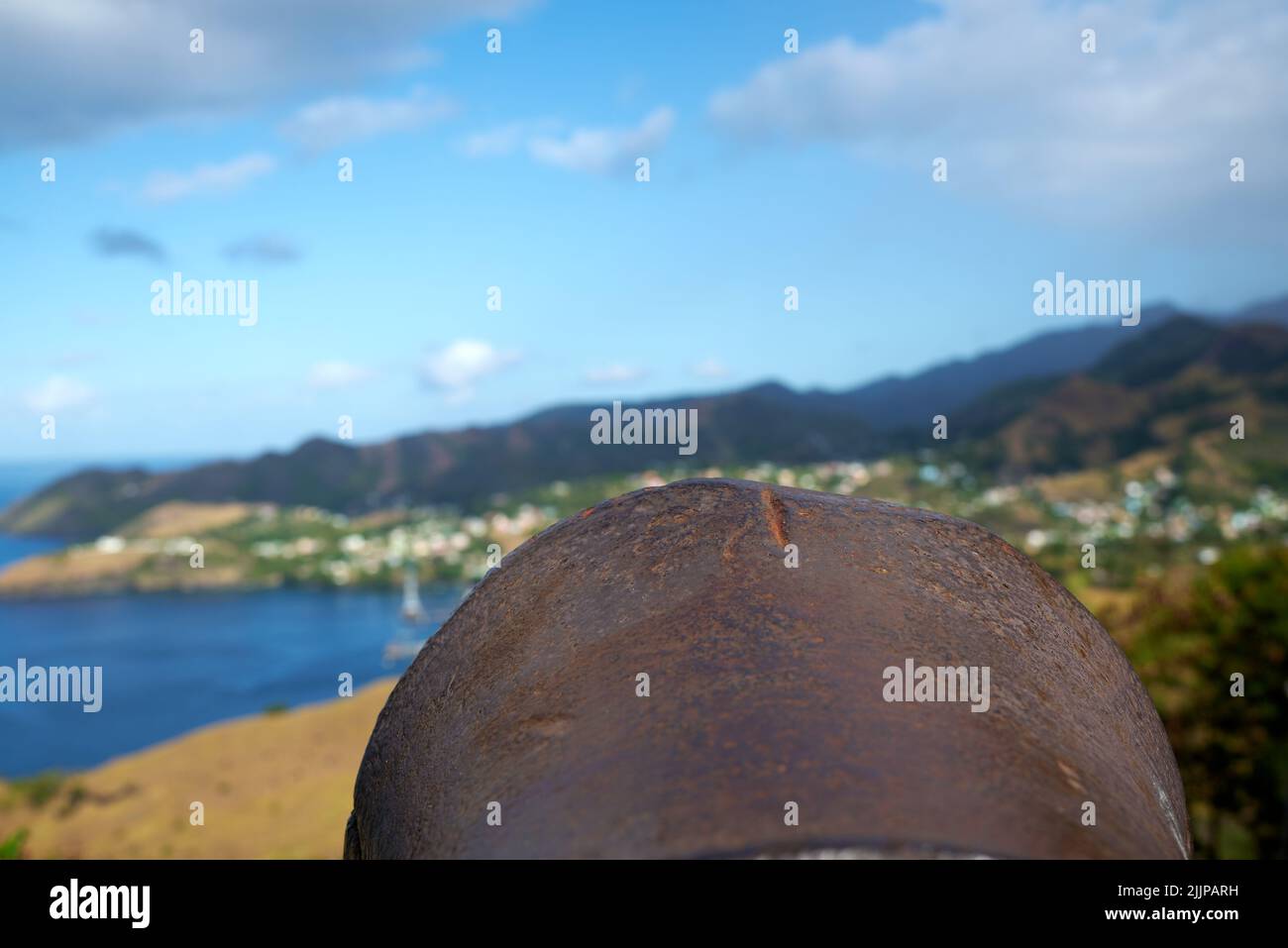 A shallow shot of Saint Lucia Stock Photo - Alamy