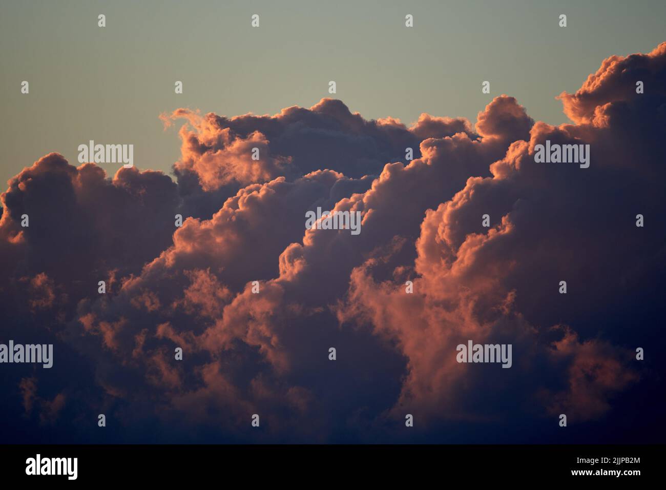 A beautiful scenery of the sunset sky with clouds Stock Photo - Alamy