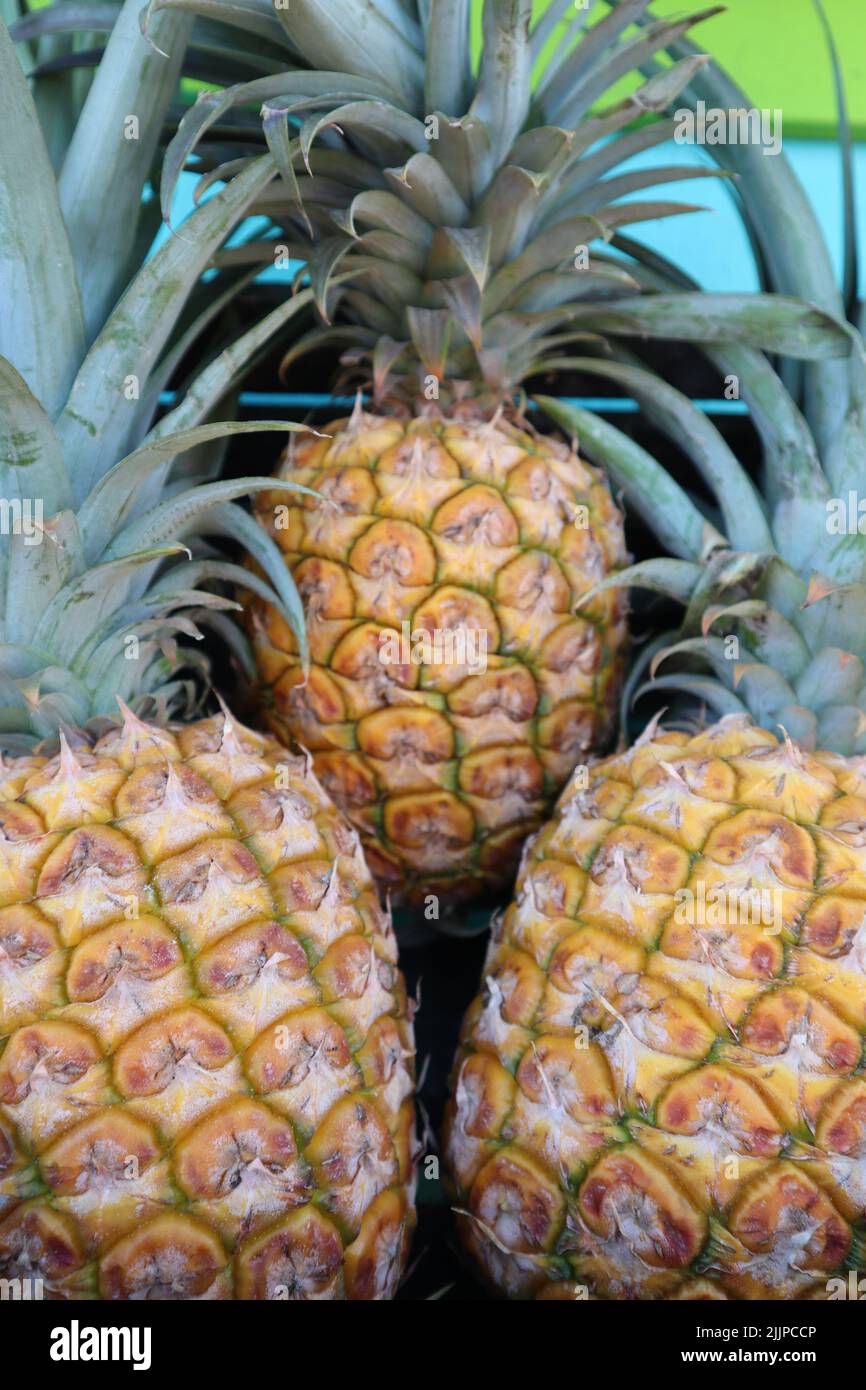 Farmers market fruit closeup hawaii hires stock photography and images