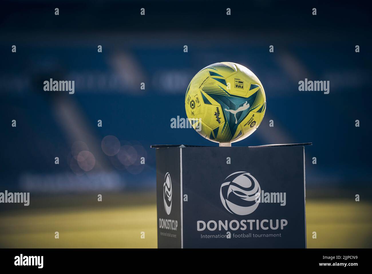 Donosti Cup event. Event of young promises of world soccer in the city