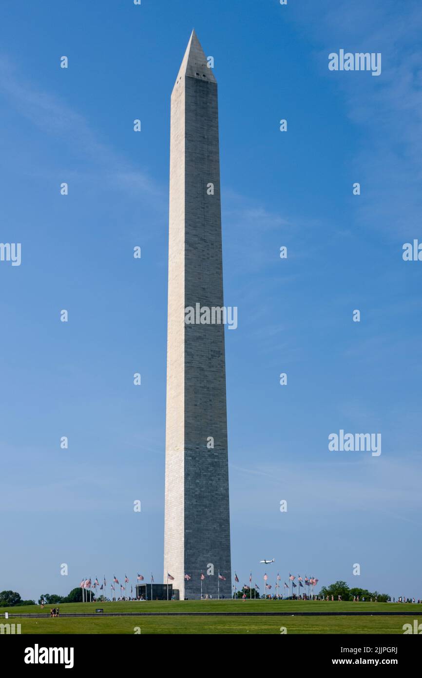 WASHINGTON MONUMENT (1848-1888) WASHINGTON DC USA Stock Photo