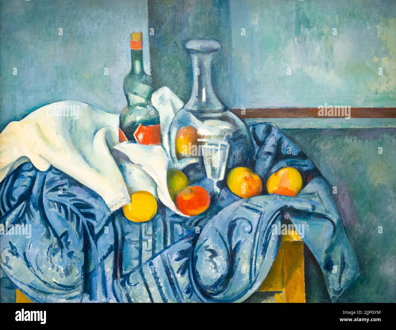PAUL CEZANNE (1839-1906) THE PEPPERMINT BOTTLE (1893-1895) THE NATIONAL GALLERY OF ART WASHINGTON DC USA Stock Photo