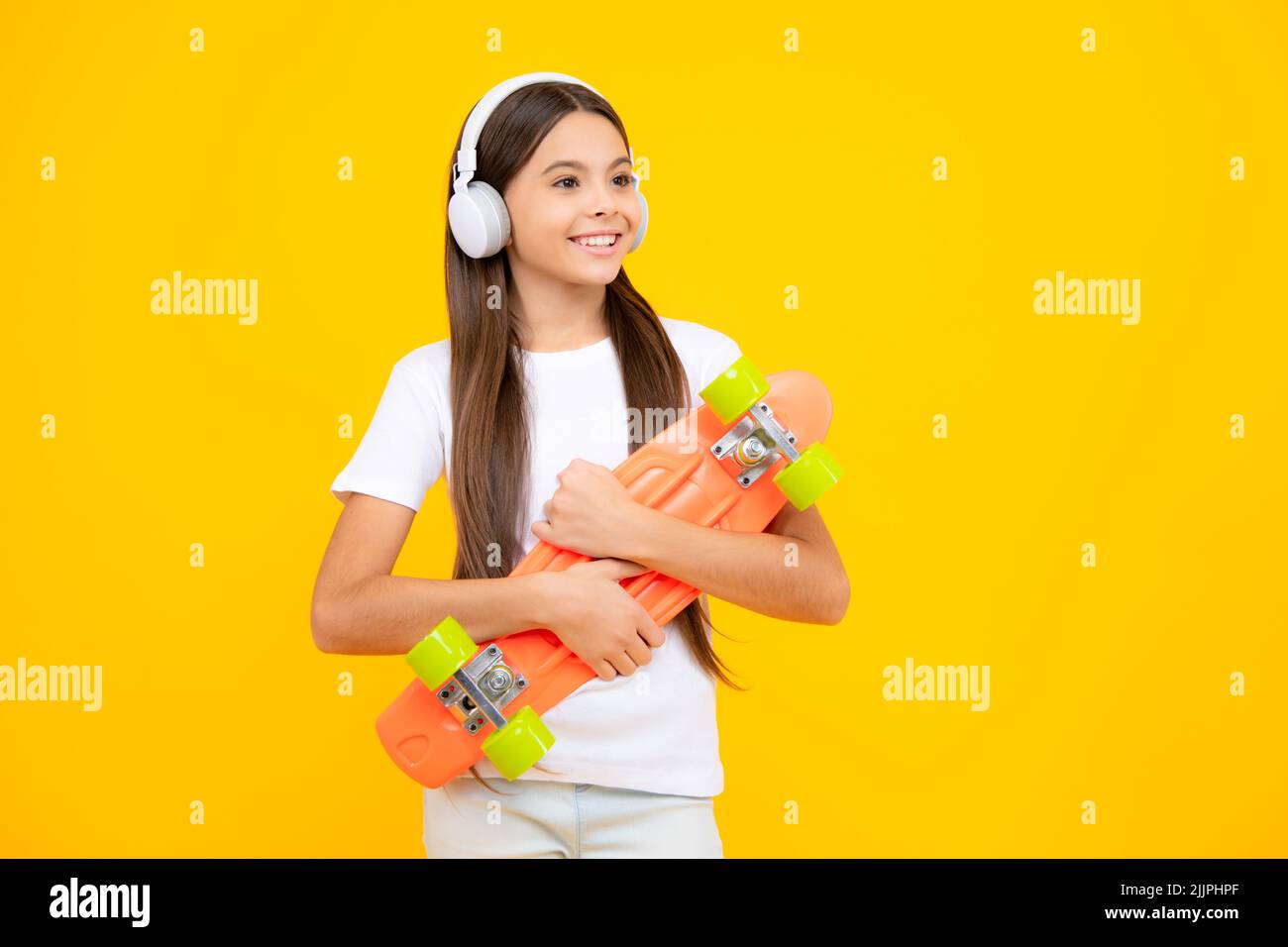 Trendy teenager water bottle headphones hi-res stock photography and images  - Alamy