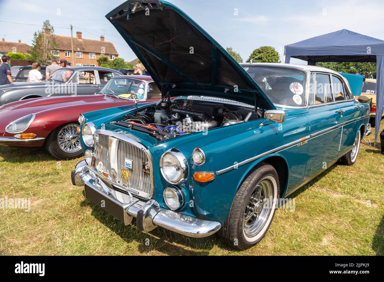 A Classic Rover P5 At The Appledore Classic Car Show Kent Stock Photo