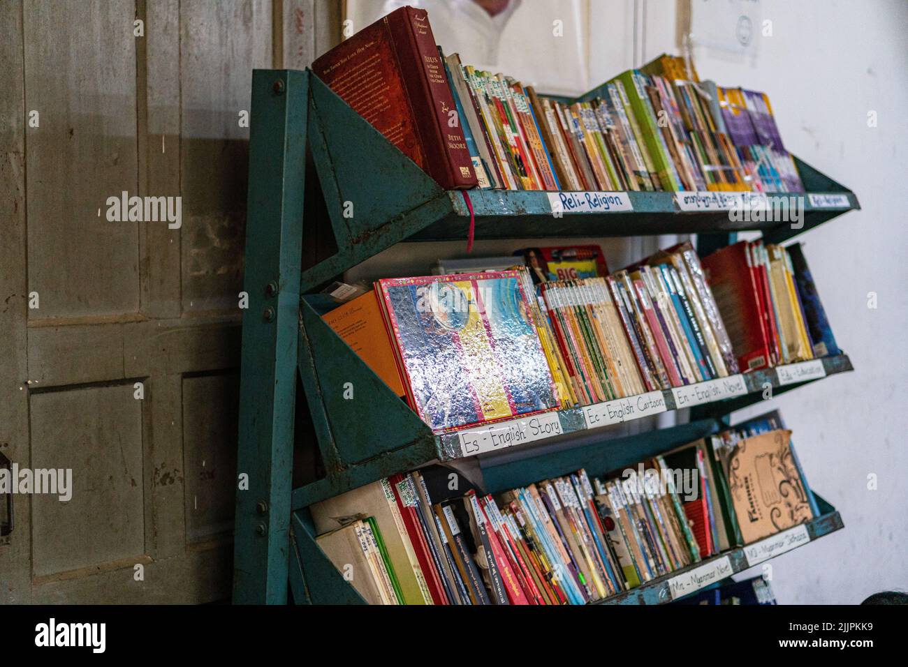 A view of the Inside of a language school for children in Myanmar Stock ...