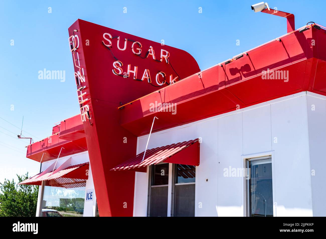 Rudyard, Montana July 2, 2022 HThe Sugar Shack diner in Rudyard