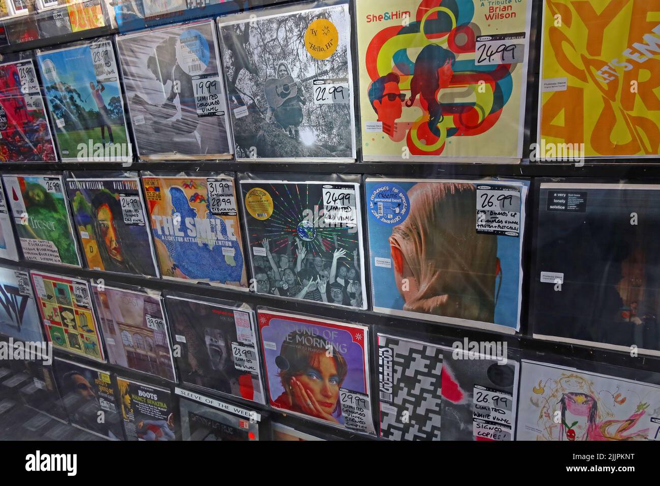 Reckless Records Soho LPs & 12inch - 30 Berwick St, London, England, UK,  W1F 8RH Stock Photo