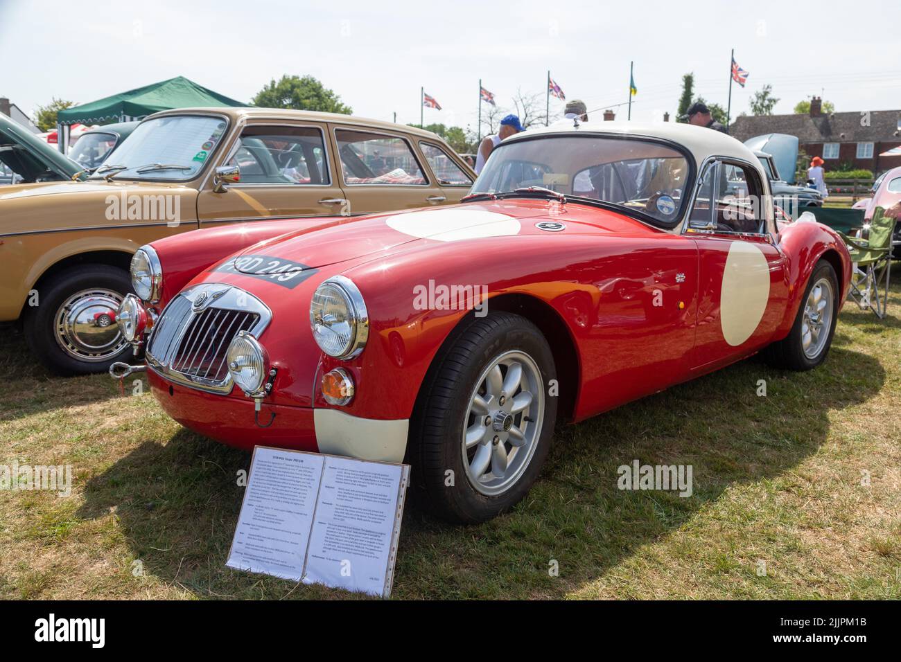 A 1958 Coupe PRD 249 At the Appledore Classic Car Show Kent Stock Photo