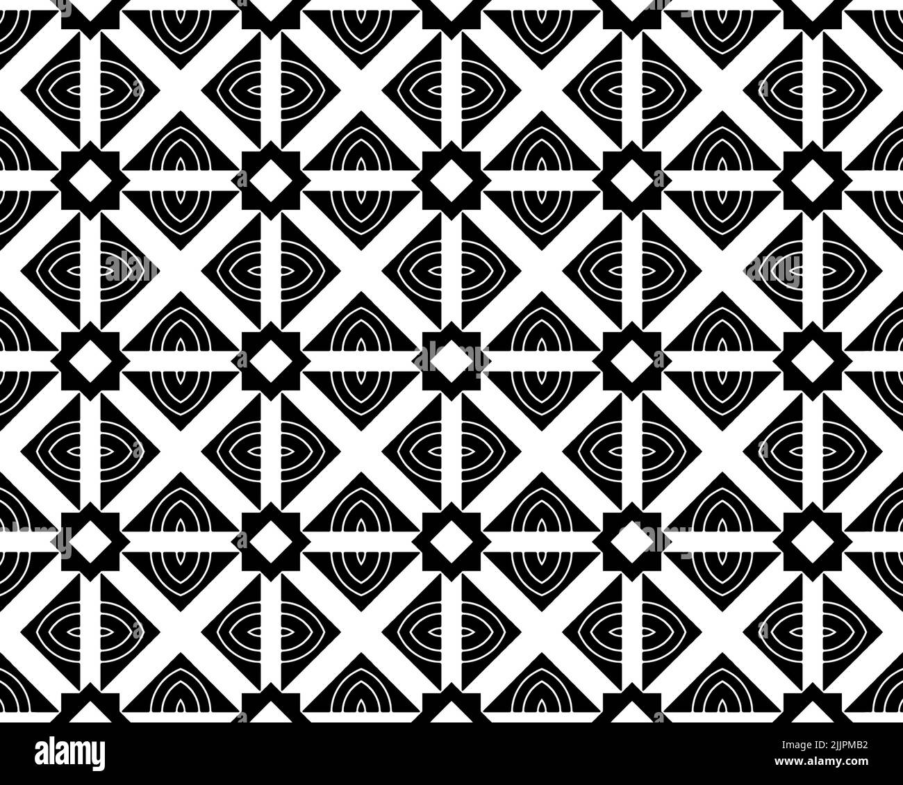 An illustration of a wallpaper with seamless patterns Stock Photo - Alamy