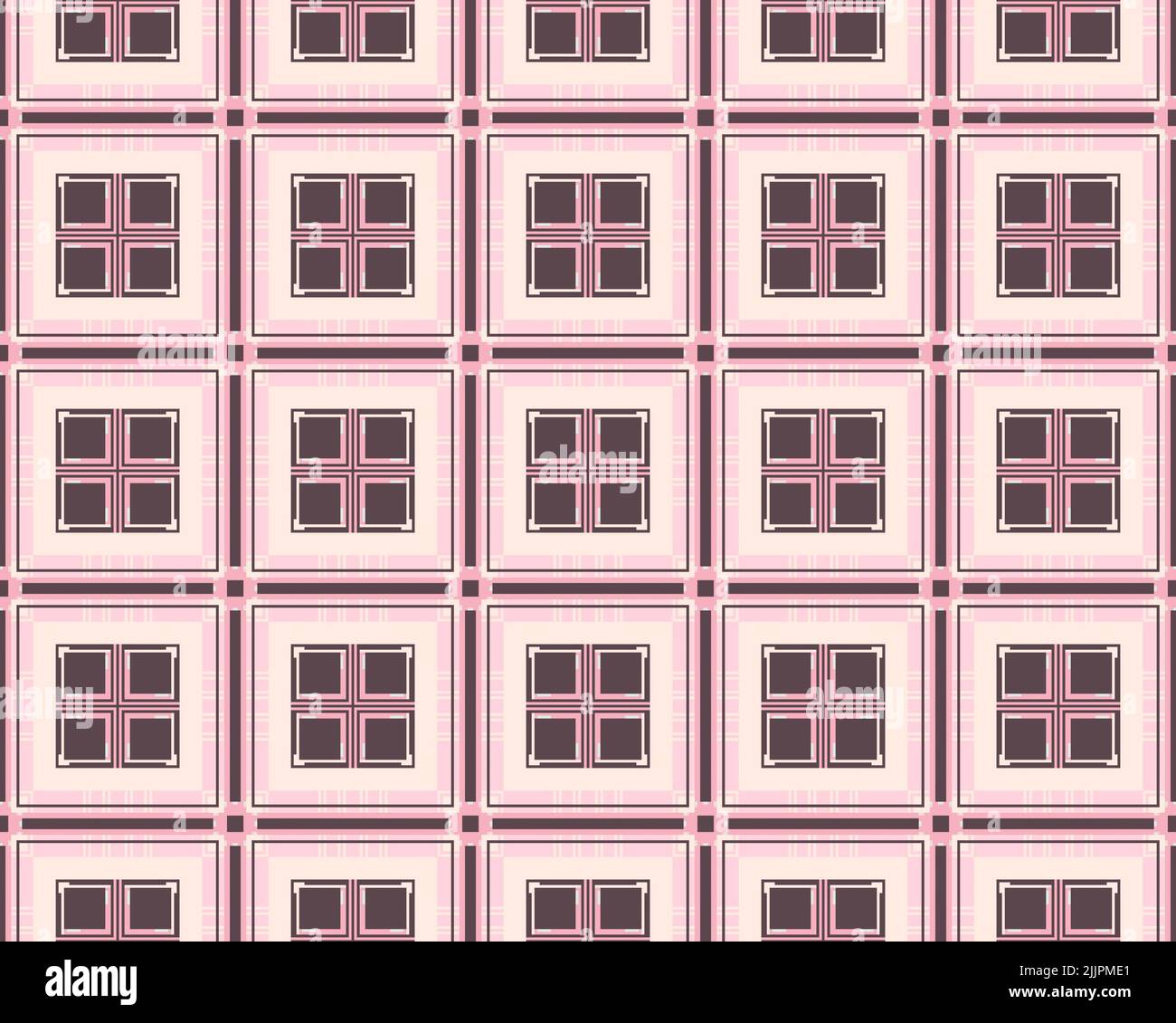 An illustration of a wallpaper with seamless patterns Stock Photo - Alamy