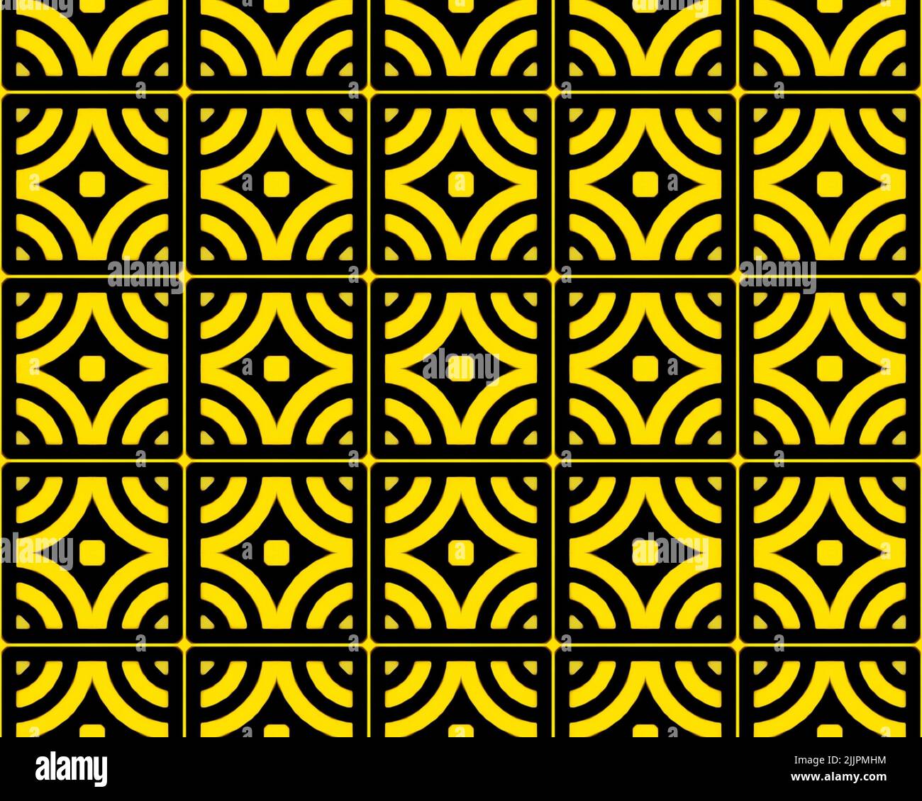 An illustration of a wallpaper with seamless patterns Stock Photo - Alamy