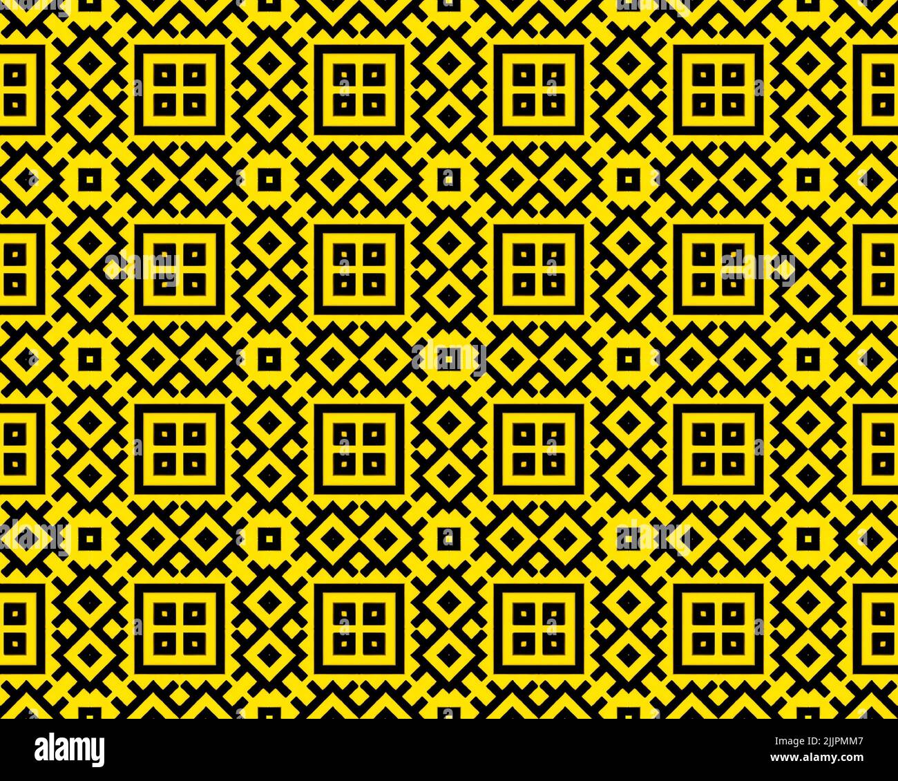 An illustration of a wallpaper with seamless patterns Stock Photo - Alamy