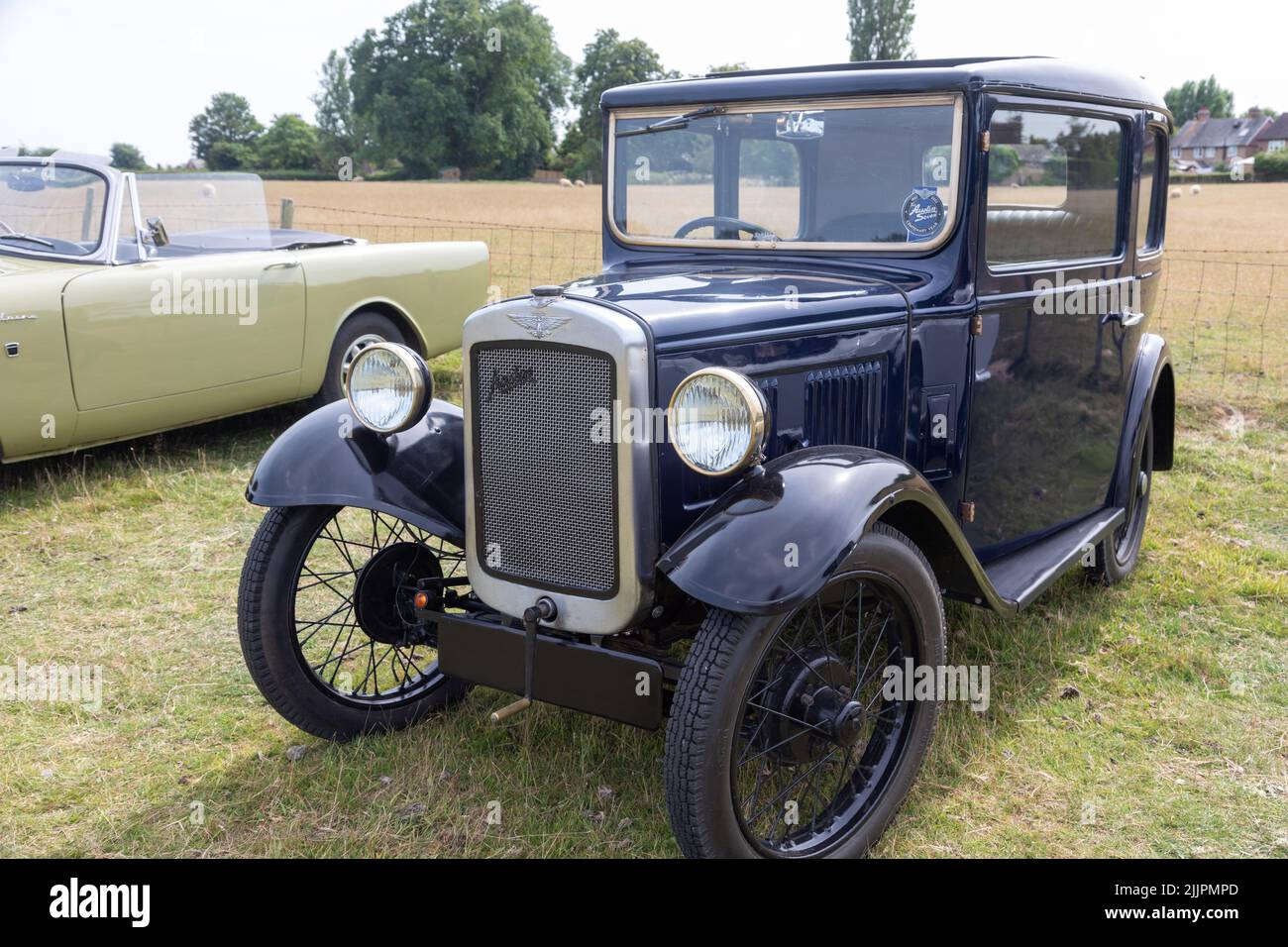 An Austin Seven At The Appledore Classic Car Show Kent Stock Photo