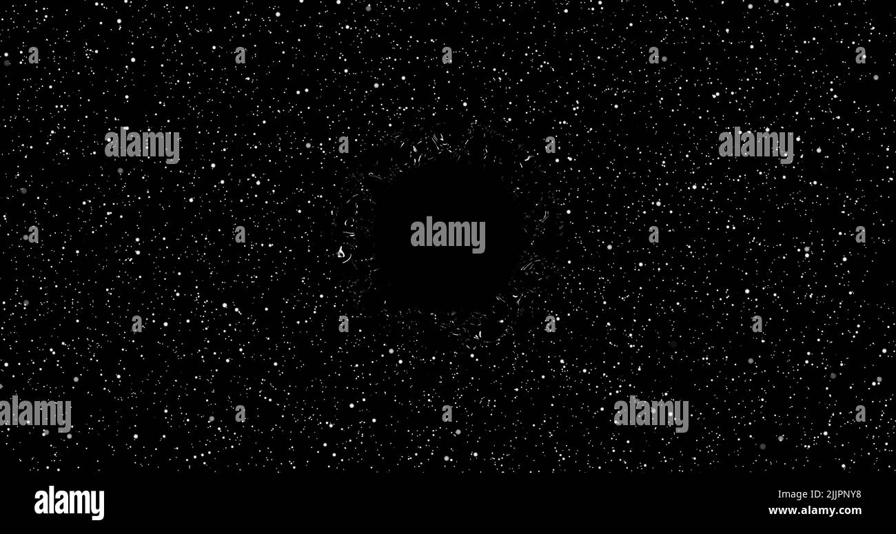 The full black sky with sparkling stars Stock Photo - Alamy