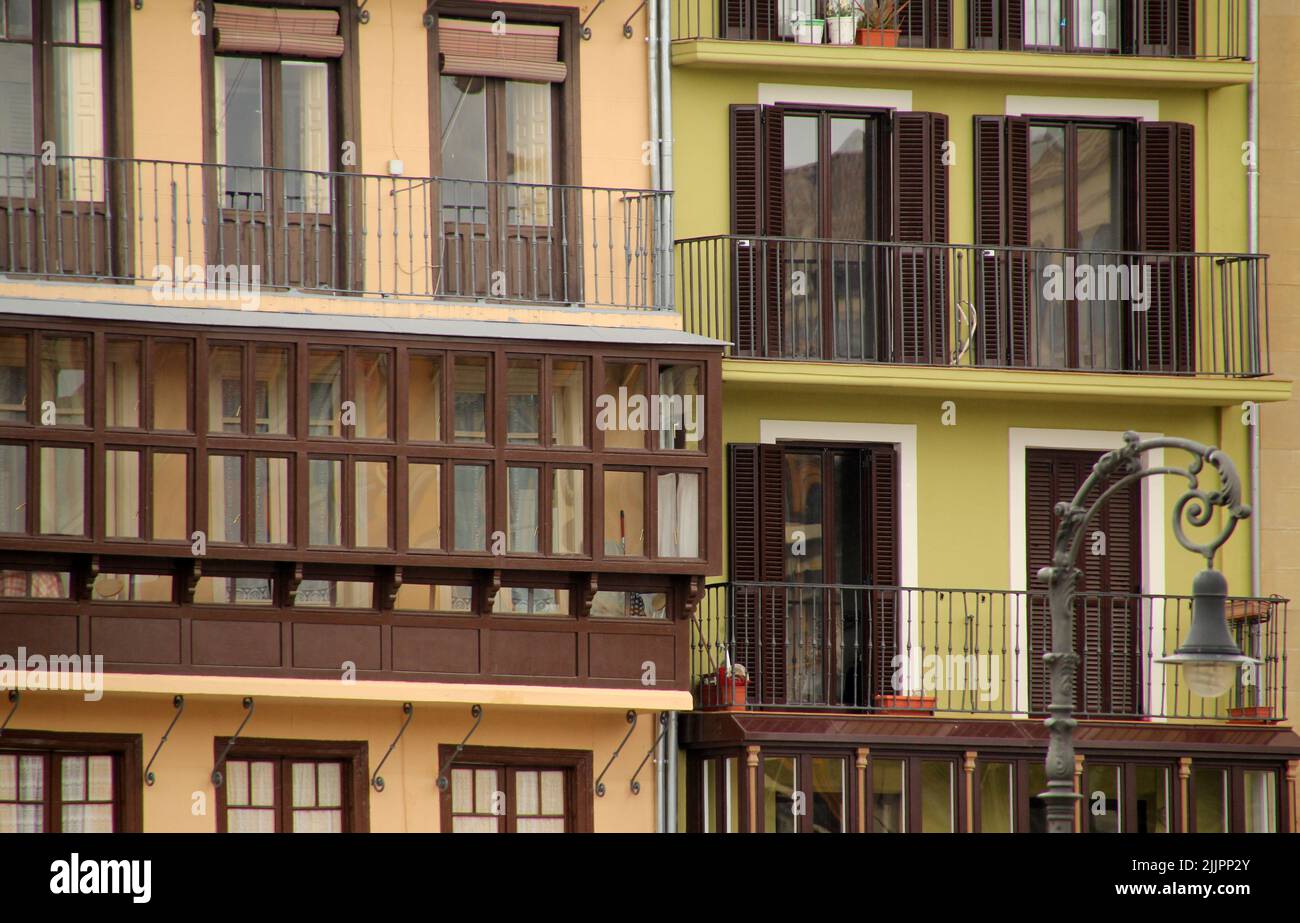 Green balconies hi-res stock photography and images - Alamy