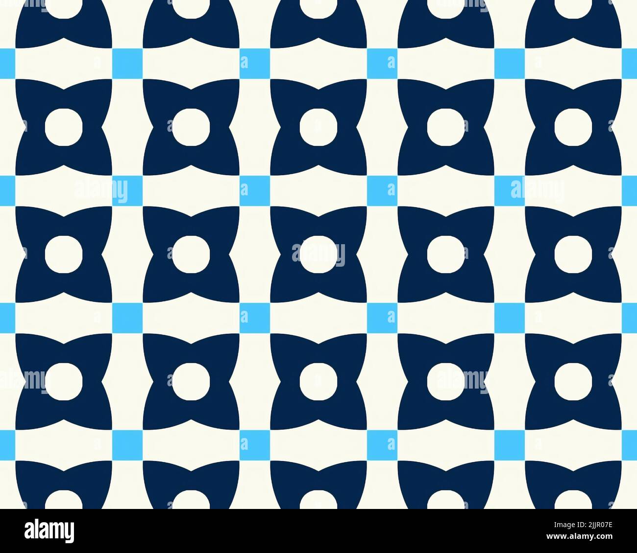 A seamless illustration of tile pattern for background or wallpaper ...