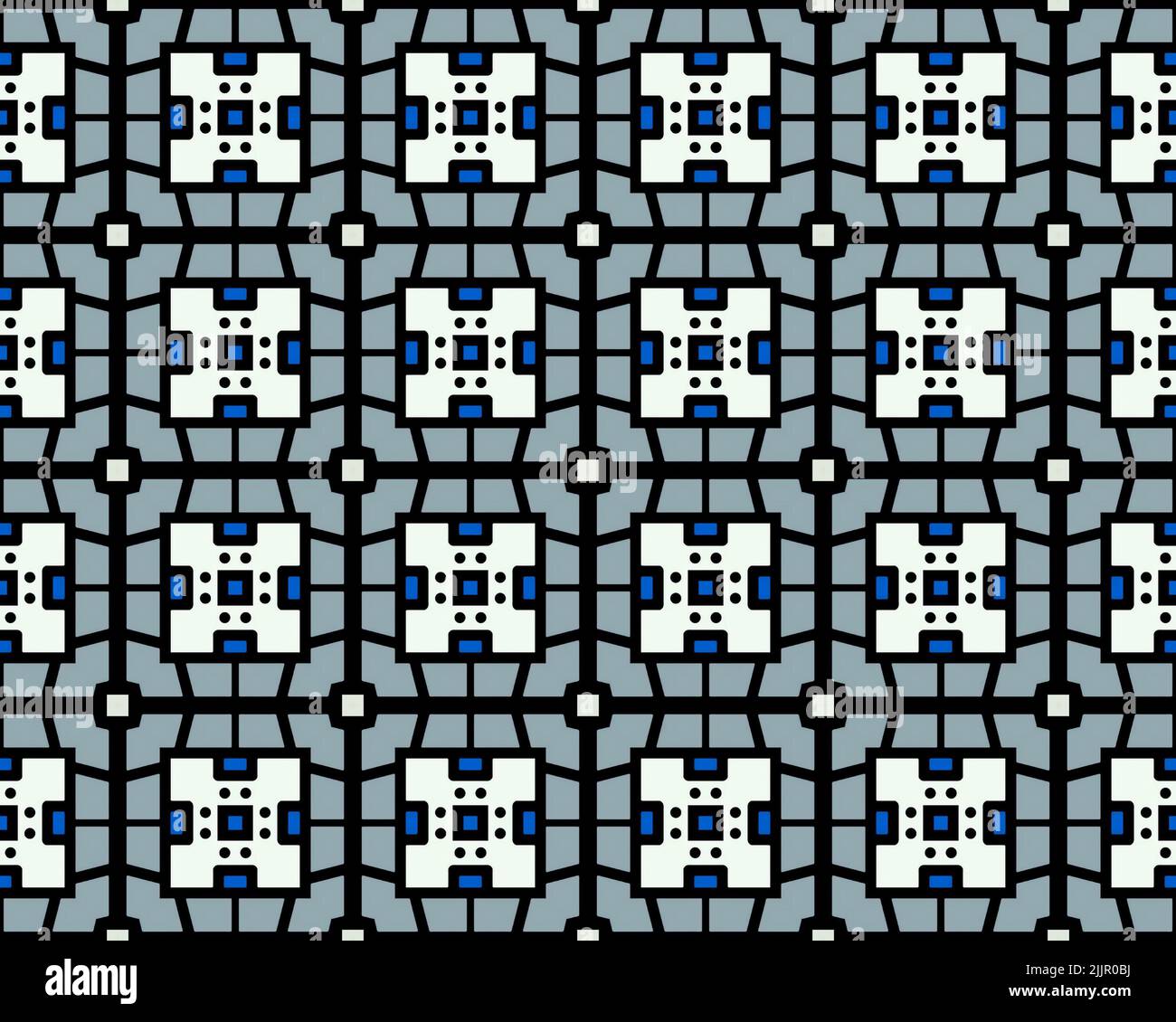 A seamless illustration of tile pattern for background or wallpaper ...