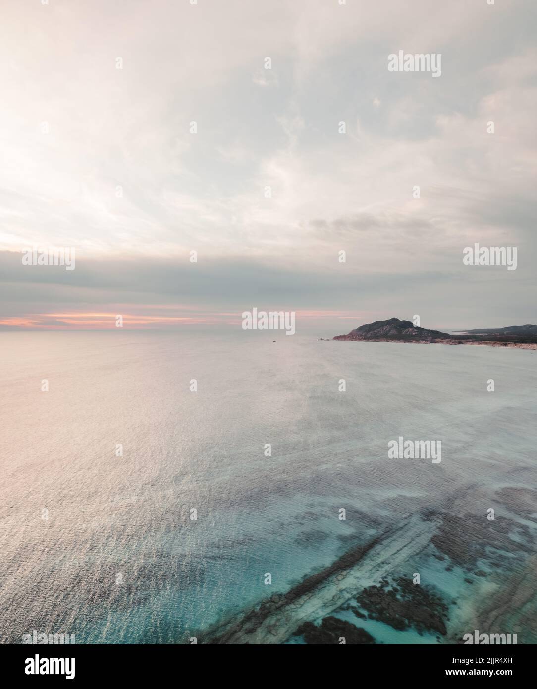 A vertical aerial view of shores of coral reefs Stock Photo - Alamy