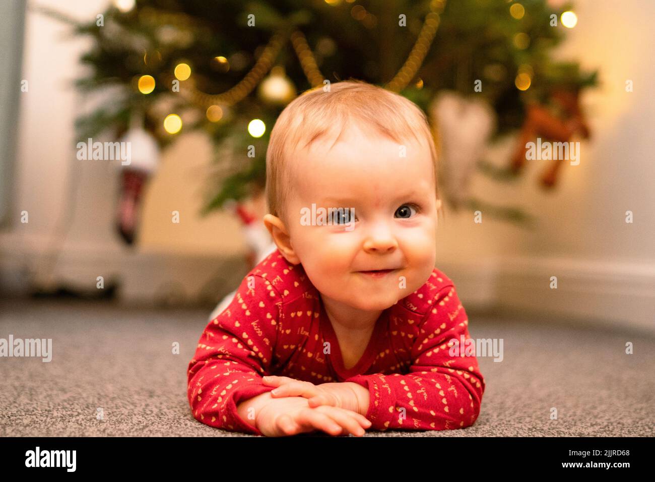 Baby child cute adorable toddler childhood happy smiling hi-res stock ...