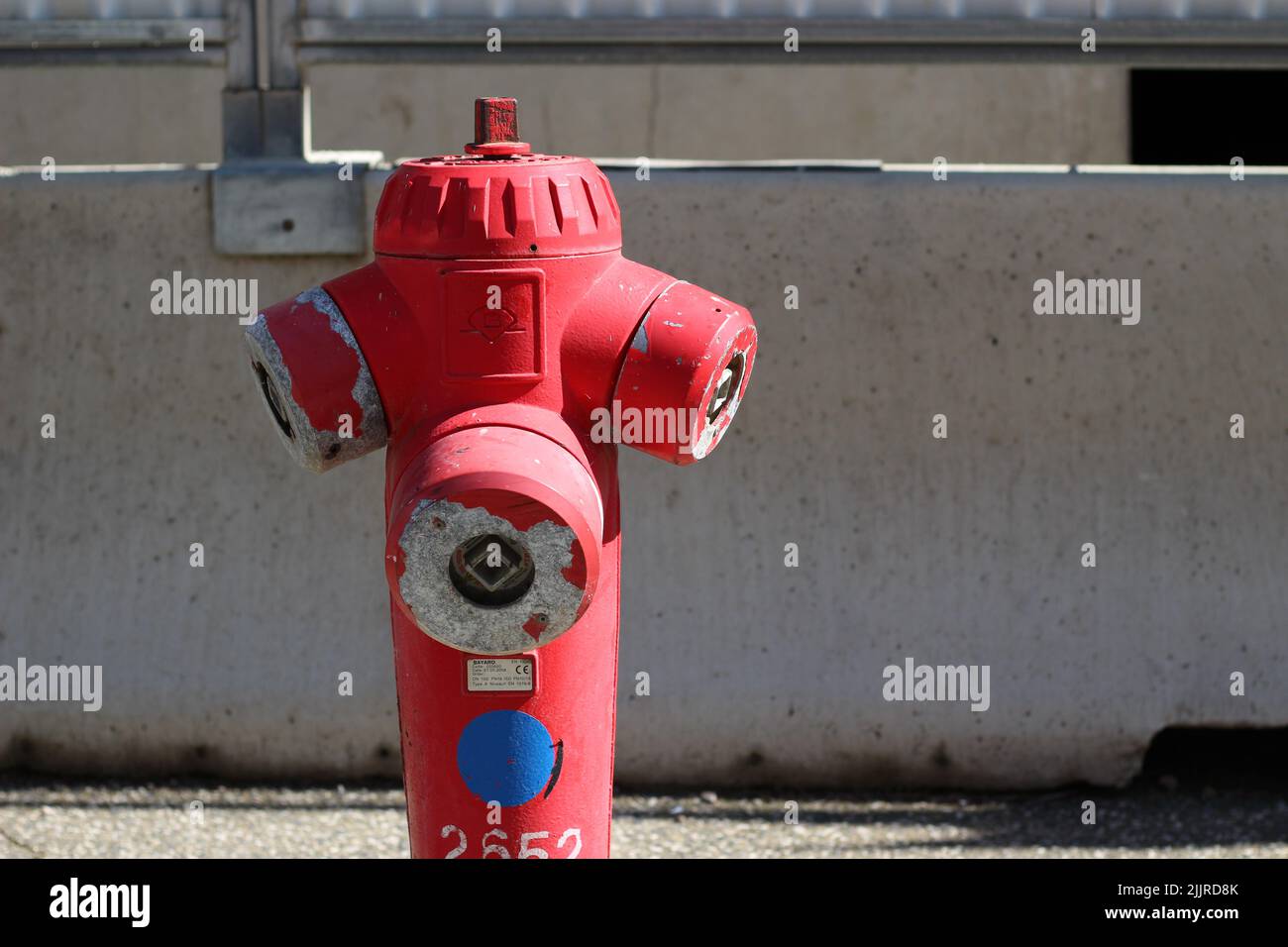 An outdoor fire hydrant for firefighters Stock Photo Alamy