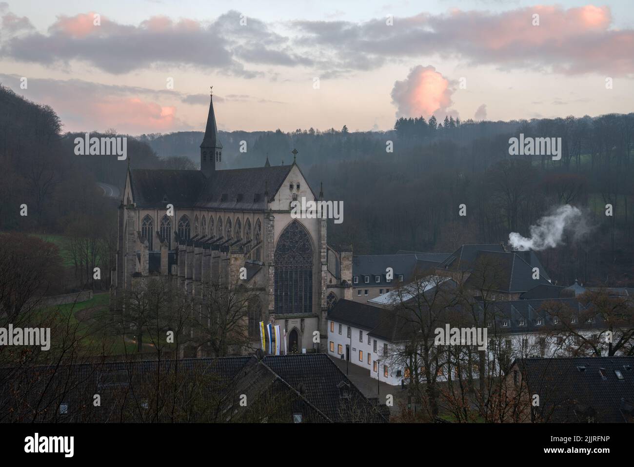 The Altenberger Dom in Altenberg in the North Rhine-Westphalia, Germany Stock Photo