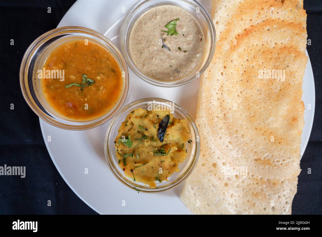 Indian masala dosa hi-res stock photography and images - Alamy