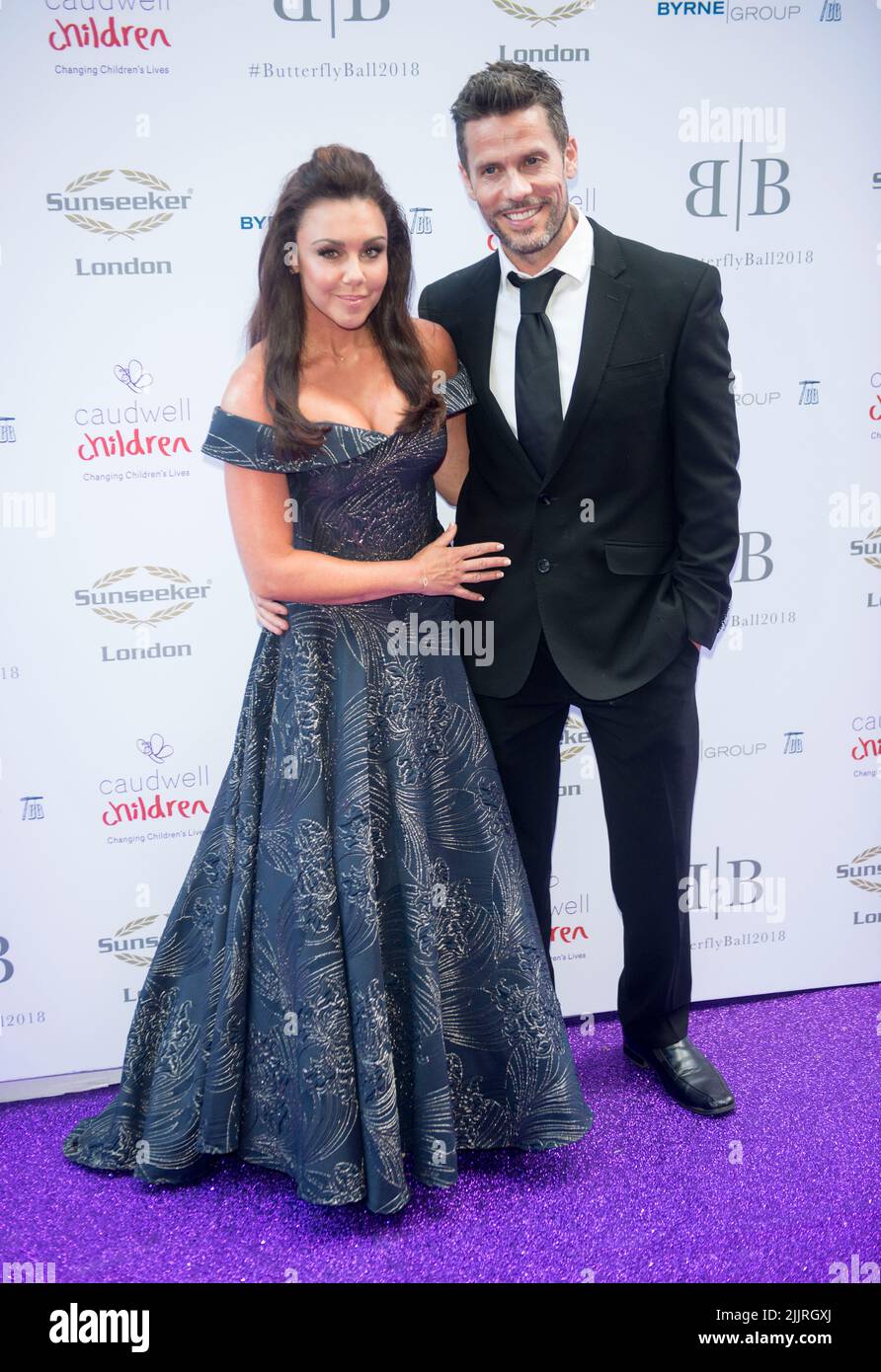 Michelle Heaton and Hugh Hanley at the Caudwell Children Butterfly Ball