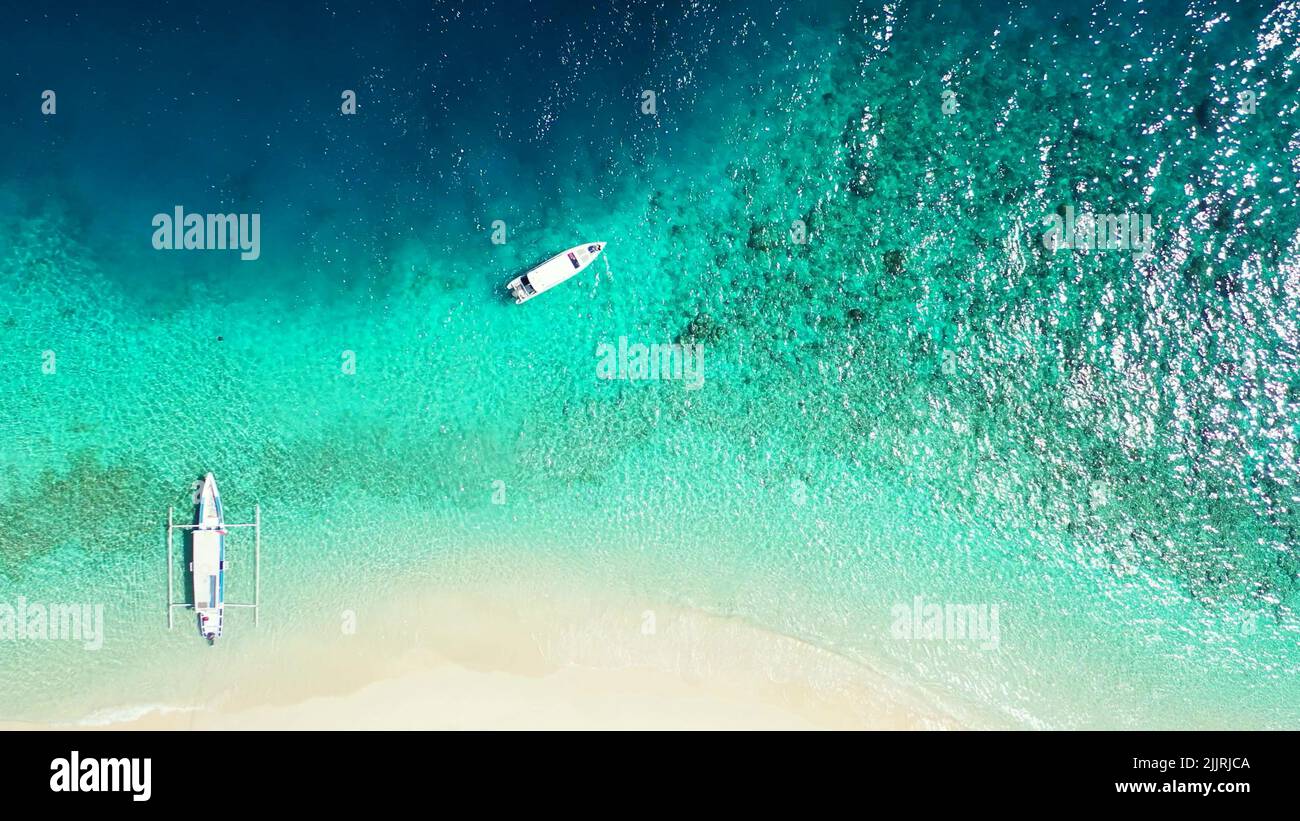 Drone footage ocean boats hi-res stock photography and images - Alamy