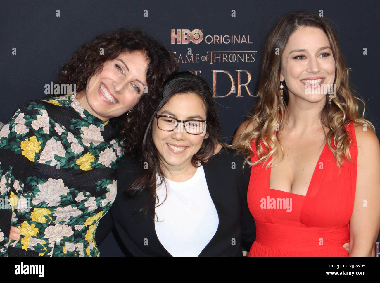 Los Angeles, USA. 27th July, 2022. Lisa Edelstein, Sara Hess, Talia Osteen 07/27/2022 The World Premiere of HBO Original Drama Series House of the Dragon at the Academy Museum of Motion Pictures in Los Angeles, CA Photo by Izumi Hasegawa/HollywoodNewsWire.net Credit: Newscom/Alamy Live News Stock Photo