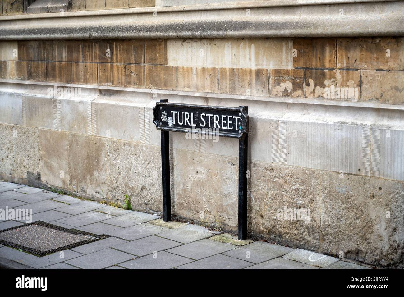 Turl street Oxford. street sign road sign Oxford England Stock Photo