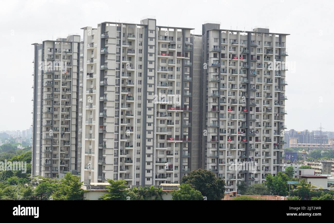 Construction of high rise building Stock Photo - Alamy